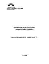 Informe final - Secretaría de Educación Pública