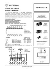 1-OF-8 DECODER/ DEMULTIPLEXER SN54/74LS138 - ECEE