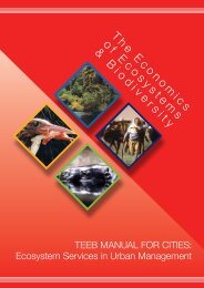 TEEB Manual for Cities