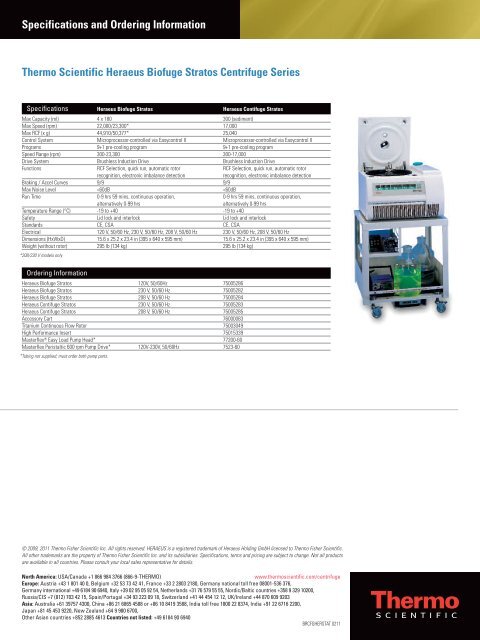 Heraeus Biofuge Stratos High-Speed Bench... 999KB ... - TS Labor