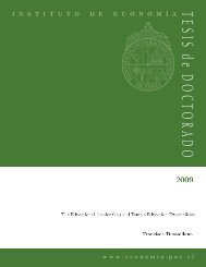 Download PDF - Instituto de Economía - Pontificia Universidad ...