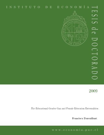 Download PDF - Instituto de Economía - Pontificia Universidad ...