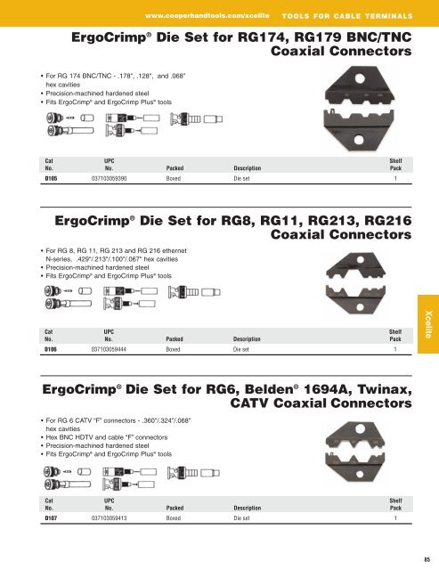 Xcelite® Catalog - Cooper Hand Tools