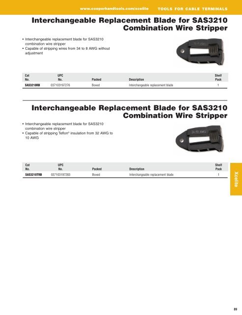 Xcelite® Catalog - Cooper Hand Tools