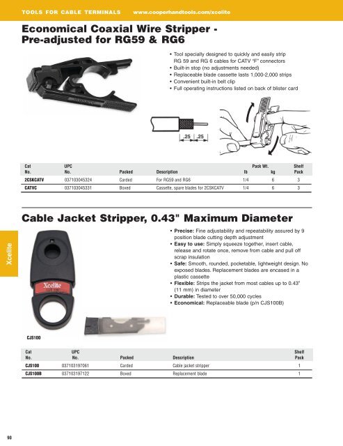 Xcelite® Catalog - Cooper Hand Tools