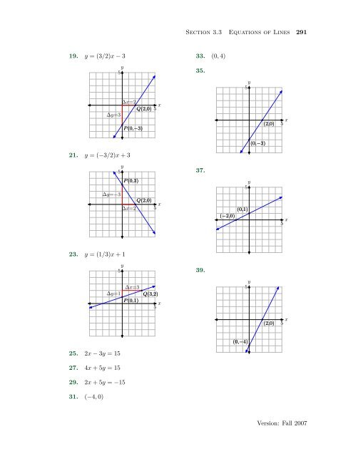 Exercises with Answers