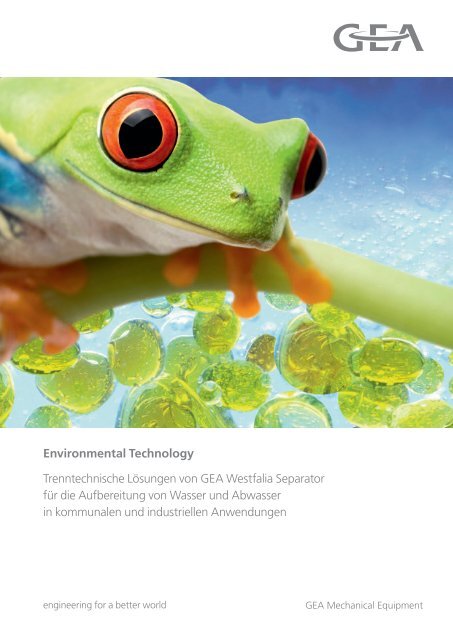Environmental Technology - GEA Westfalia Separator Group