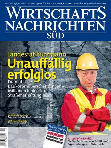 Ausgabe 12/2013 Wirtschaftsnachrichten Süd