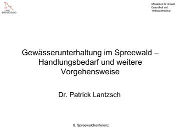 Vortrag Dr. Patrick Lantzsch - Werner-Siegwart Schippel
