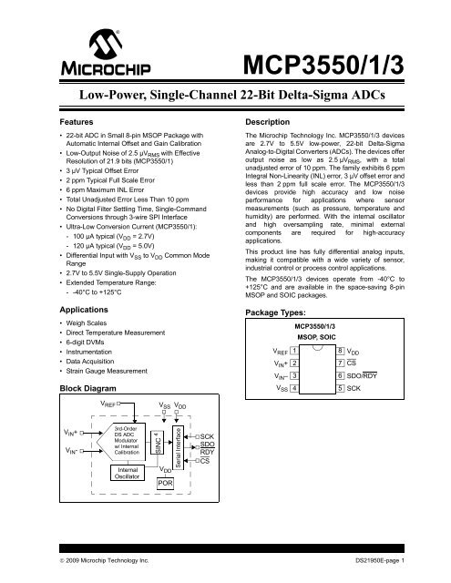 MCP3550/1/3 - Microchip