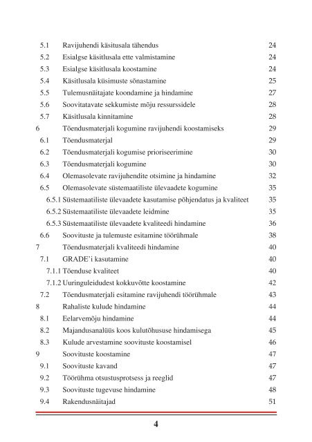 Eesti ravijuhendite koostamise käsiraamat - Ravijuhend.ee