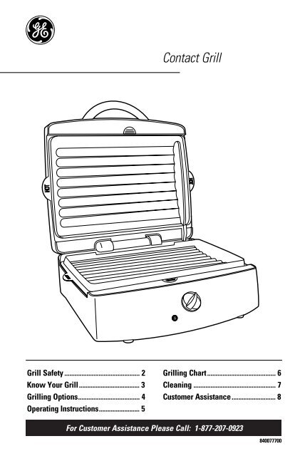 Contact Grill - GE :: Housewares