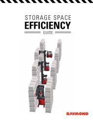 Storage Space Efficiency Guide - Raymond Corporation