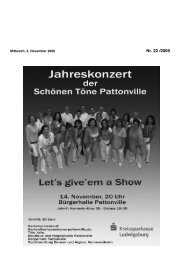 Heute Wieder Mit Der Pinwand Des Burgervereins Als Pattonville