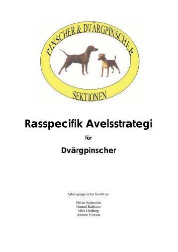 Rasspecifik Avelsstrategi för DVÄRGPINSCHER