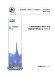 Conformation Sensitive Capillary Electrophoresis February 2007 ...