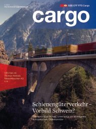 Schienengüterverkehr – Vorbild Schweiz? - SBB Cargo