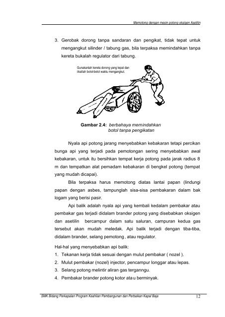 Memotong Dengan Mesin Potong Oksigen Asetilin - e-Learning ...