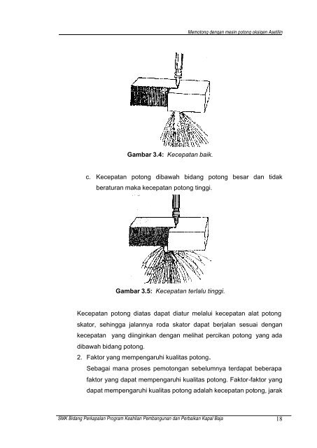 Memotong Dengan Mesin Potong Oksigen Asetilin - e-Learning ...