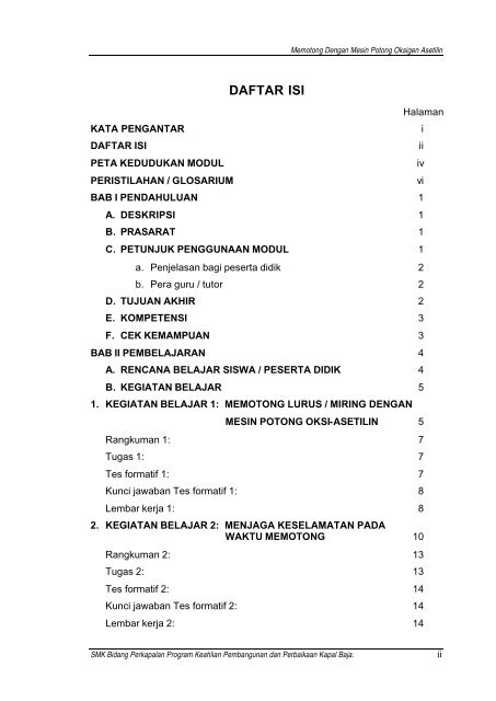 Memotong Dengan Mesin Potong Oksigen Asetilin - e-Learning ...