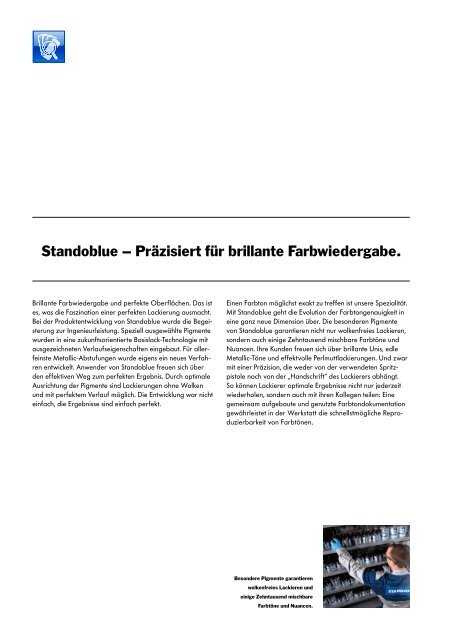 Standoblue – Technologie für Ihren Erfolg. - Standox