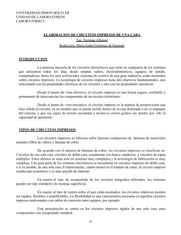 ElaboraciÃ³n de circuitos impresos de una cara - PÃ¡gina Web del ...