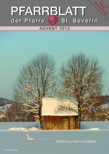 Pfarrblatt Advent 2012, f Homepage mb tif - Pfarrzentrum St.Severin