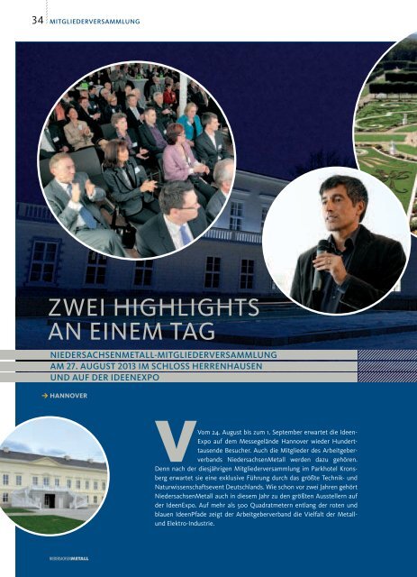 NiedersachsenMetall Report 2/2013