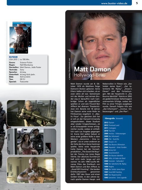 maTT DamON - Video Buster