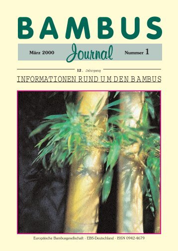 informationen rund um den ba mbus - Forum der European Bamboo ...