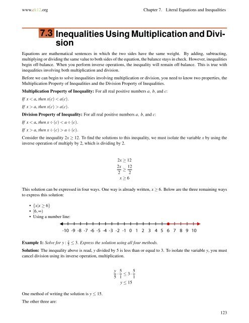 1.1 Integers and Rational Numbers