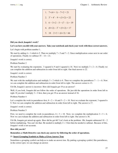 1.1 Integers and Rational Numbers