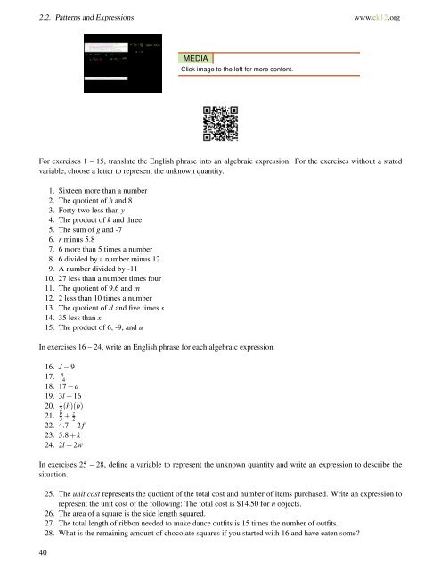 1.1 Integers and Rational Numbers