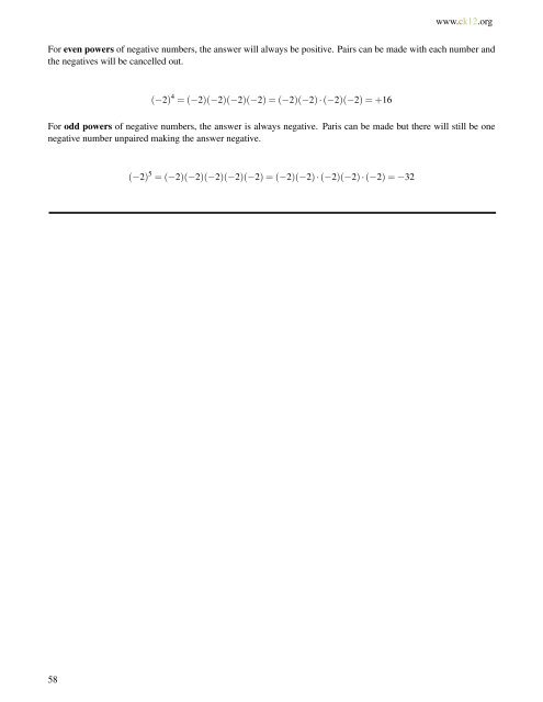 1.1 Integers and Rational Numbers