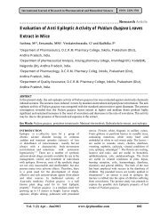 Evaluation of Anti Epileptic Activity of Psidium Guajava Leaves ...