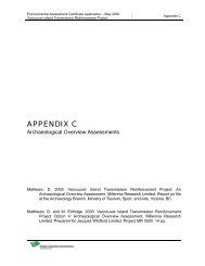 APPENDIX C - BC Hydro - Transmission