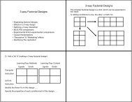 3-way Factorial Designs 3-way Factorial Designs