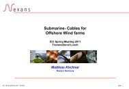 Submarine cables for Offshore Wind Farms - Pesicc.org