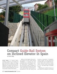 Compact Guide-Rail System on Inclined Elevator in ... - Elevator World