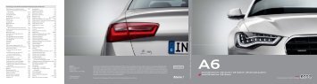 Audi A6 berline | A6 Avant | A6 hybrid | A6 allroad quattro ... - Scala