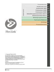 Edelstahl-Fördersysteme, kompletter Katalog - FlexLink