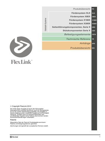 Edelstahl-Fördersysteme, kompletter Katalog - FlexLink