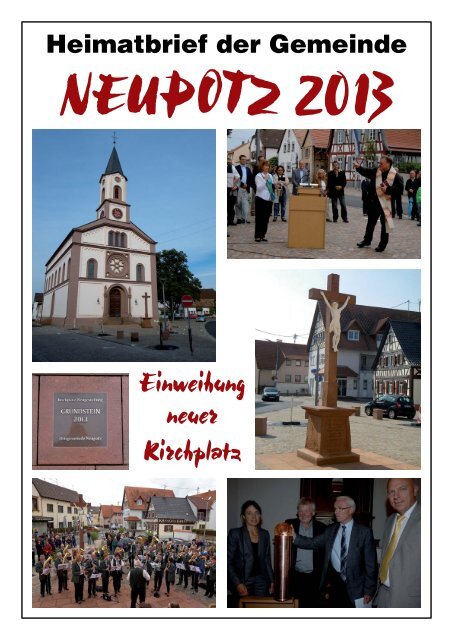 Heimatbrief 2013 - Ortsgemeinde Neupotz