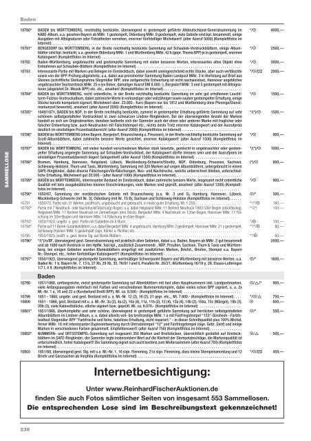 PDF des Briefmarkenkatalogs der 134. Auktion anzeigen