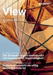 View – Referenzmagazin 2013 - Geberit International AG