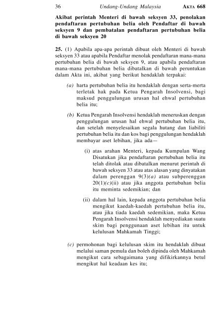 Akta Pertubuhan Belia dan Pembangunan Belia - Kementerian ...