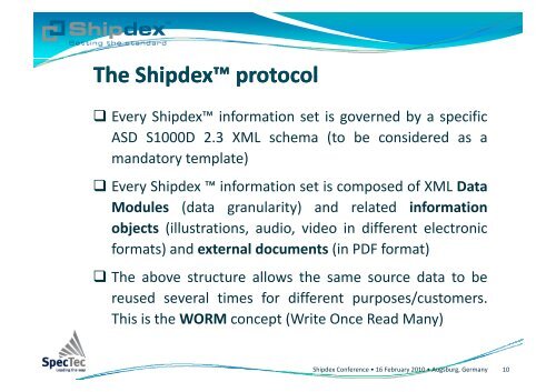 The Nuts & Bolts of Shipdex™ - EMEC