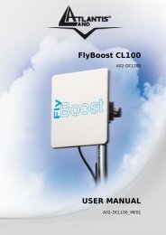 FlyBoost CL100 USER MANUAL - Atlantis Land