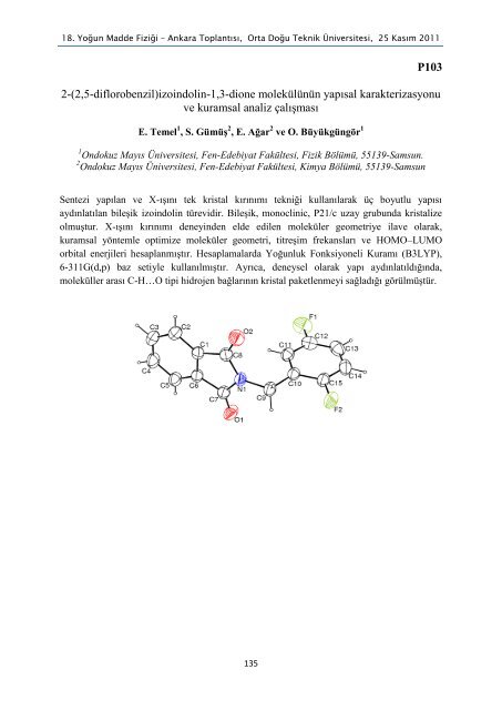 YMF18 özet kitapçığı - Department of Physics