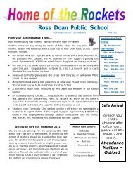Attendance Mailbox - Option 2 - Ross Doan Public School